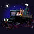 Christmas Model T Ford 